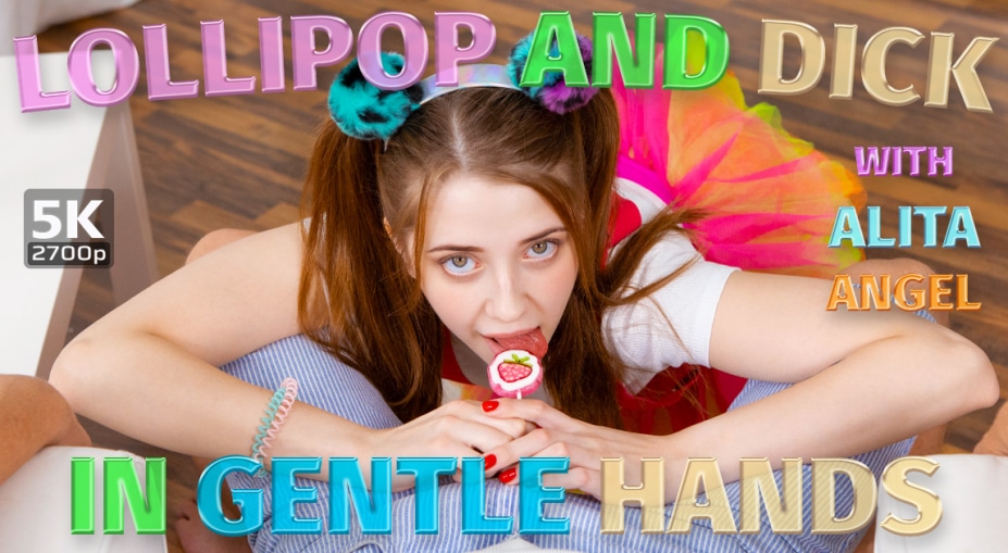 Lollipop Porn - Lollipop and dick in gentle hands - VR Teen Porn, Exclusive ...